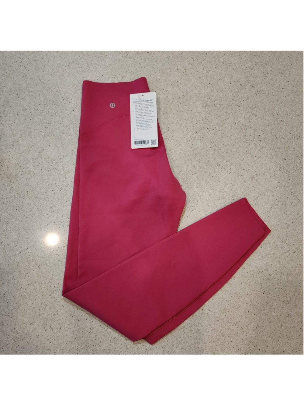 NWT Lululemon Glow Up HR Tight 28" Size 8 Ripened Raspberry Pink High Rise NWT